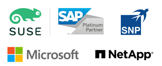 SAP, SUSE, Microsoft, NetApp und SNP