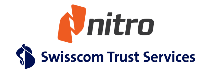 Nitro & Swisscom Logo