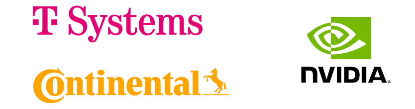 T-Systems / NVIDIA / Continental Logo
